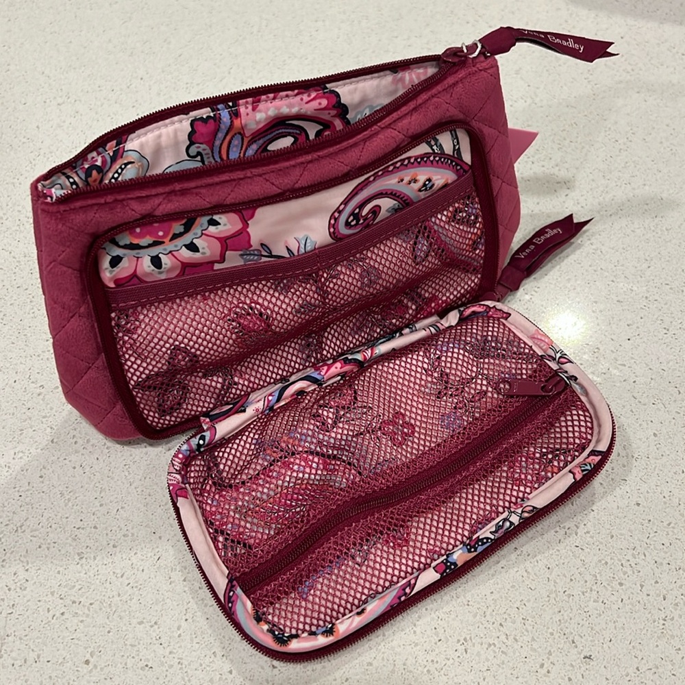 Vera Bradley Majestic Magenta Compact Organizer